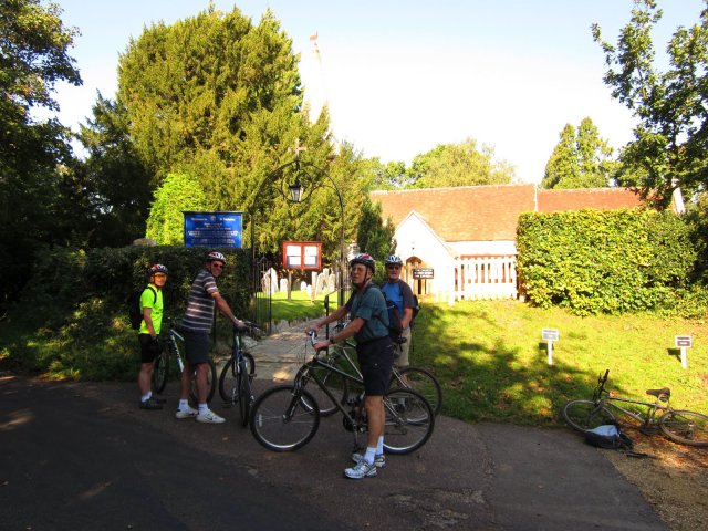 About halfway on the cycle route